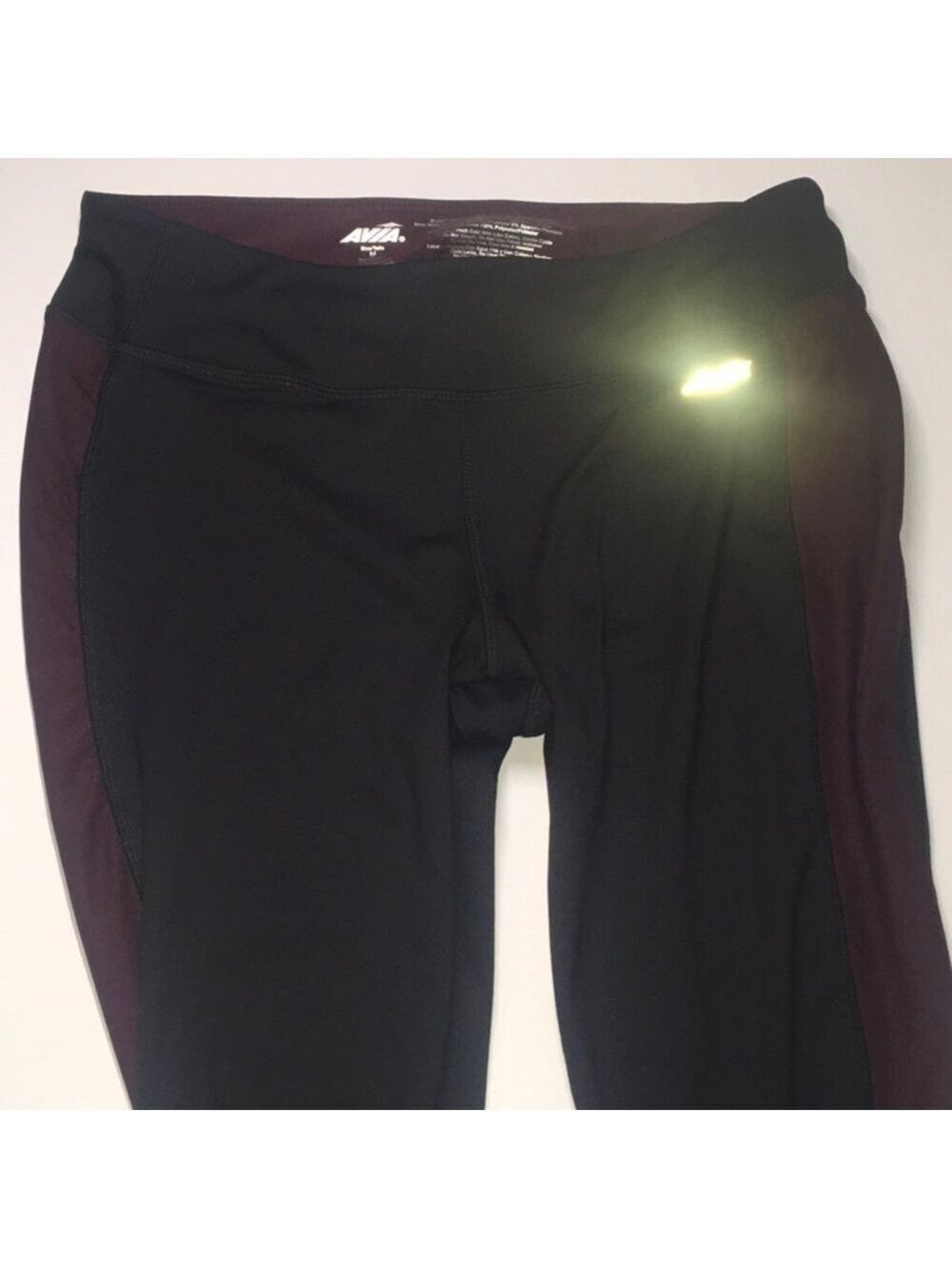 Avia active pants women's size medium black‎ 3/4 leg activewear workout yoga gym